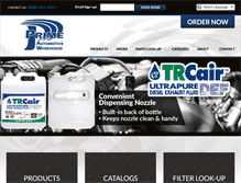 Tablet Screenshot of primeautomotive.com